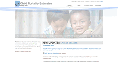 Desktop Screenshot of childmortality.org